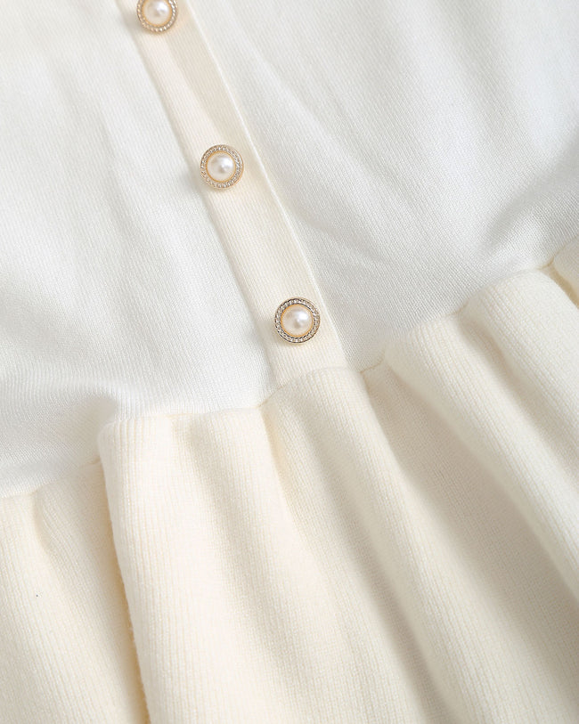 Women Knitted Polyester Sweater Dresses Dresses - RIHOAS