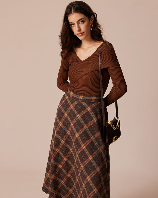 Women Knitted TENCEl Lyocell Sweaters Tops - RIHOAS