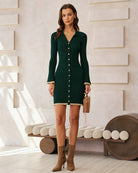 Women Knitted Viscose Dresses Dresses - RIHOAS