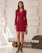 Women Knitted Viscose Dresses Dresses - RIHOAS