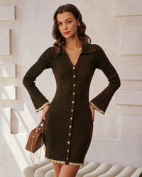 Women Knitted Viscose Dresses Dresses - RIHOAS