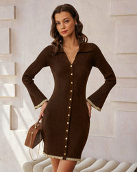 Women Knitted Viscose Dresses Dresses - RIHOAS
