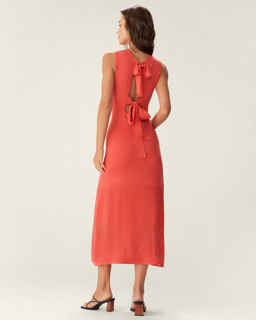 Women Knitted Viscose Midi Dresses Dresses - RIHOAS