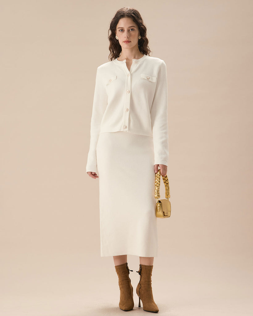 Women Knitted Viscose Skirts Bottoms - RIHOAS