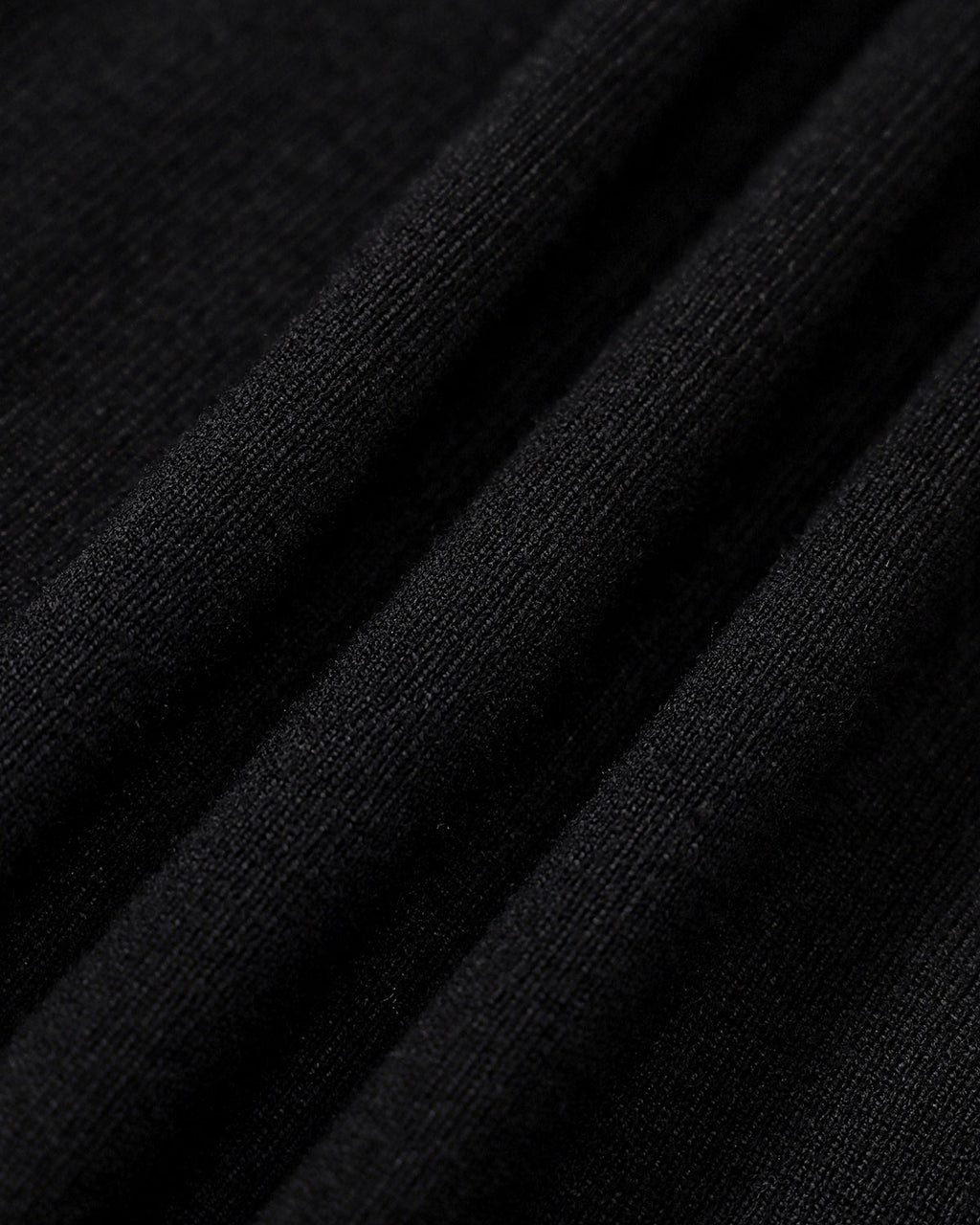 Women's Black Contrasting Knit Mini Dress