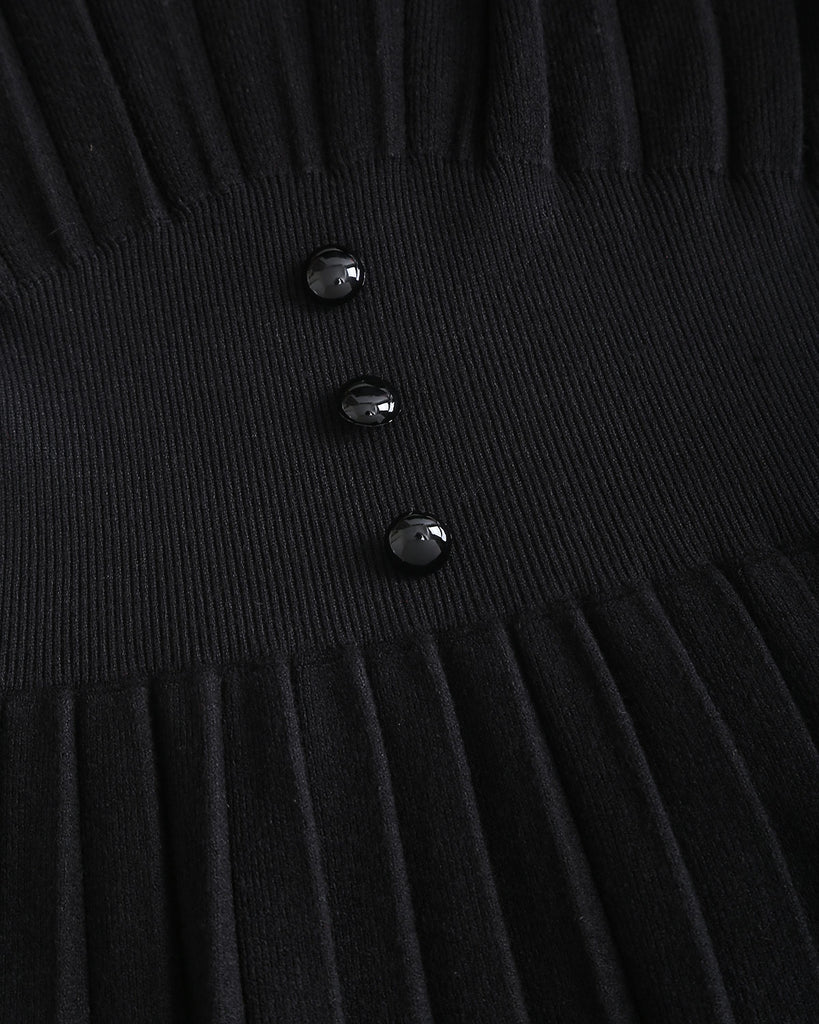 Women Knitted Viscose Sweater Dresses Dresses - RIHOAS