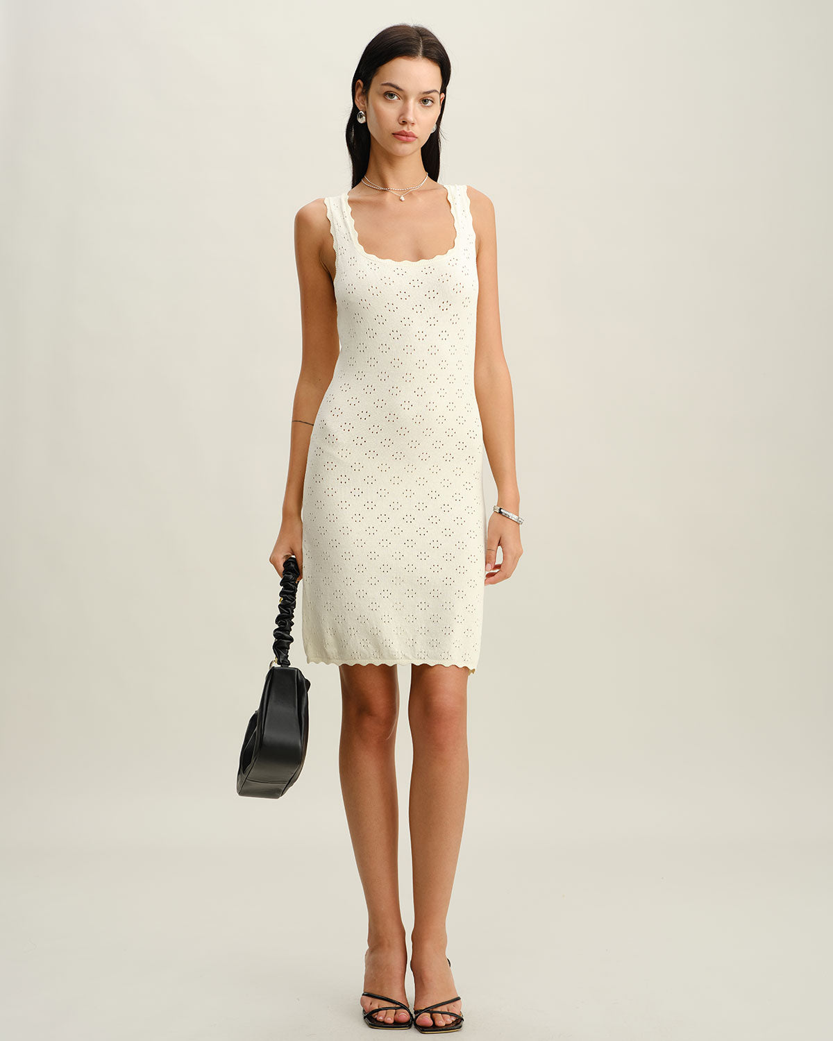 Women Knitted Viscose Sweater Dresses Dresses - RIHOAS