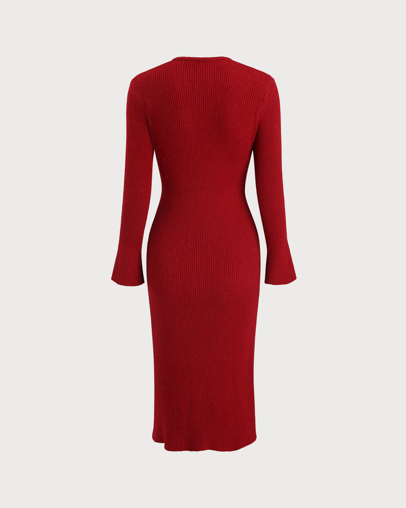 Women Knitted Viscose Sweater Dresses Dresses - RIHOAS