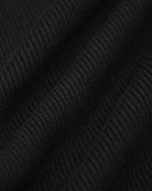 Black Contrasting Bell Sleeve Sweater Dress