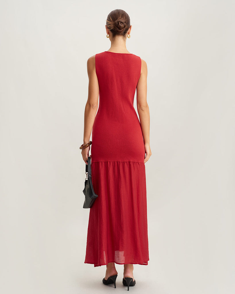 Women Knitted Viscose Sweater Dresses Dresses - RIHOAS