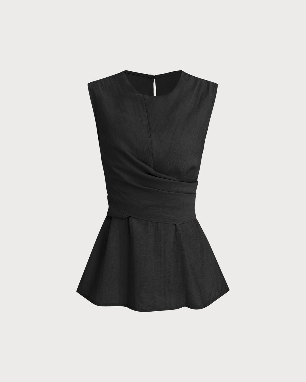Women Knitted Viscose Tank Tops Black Tops - RIHOAS
