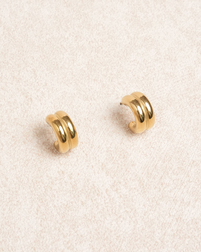 Women Metal Earrings Gold Earrings - RIHOAS