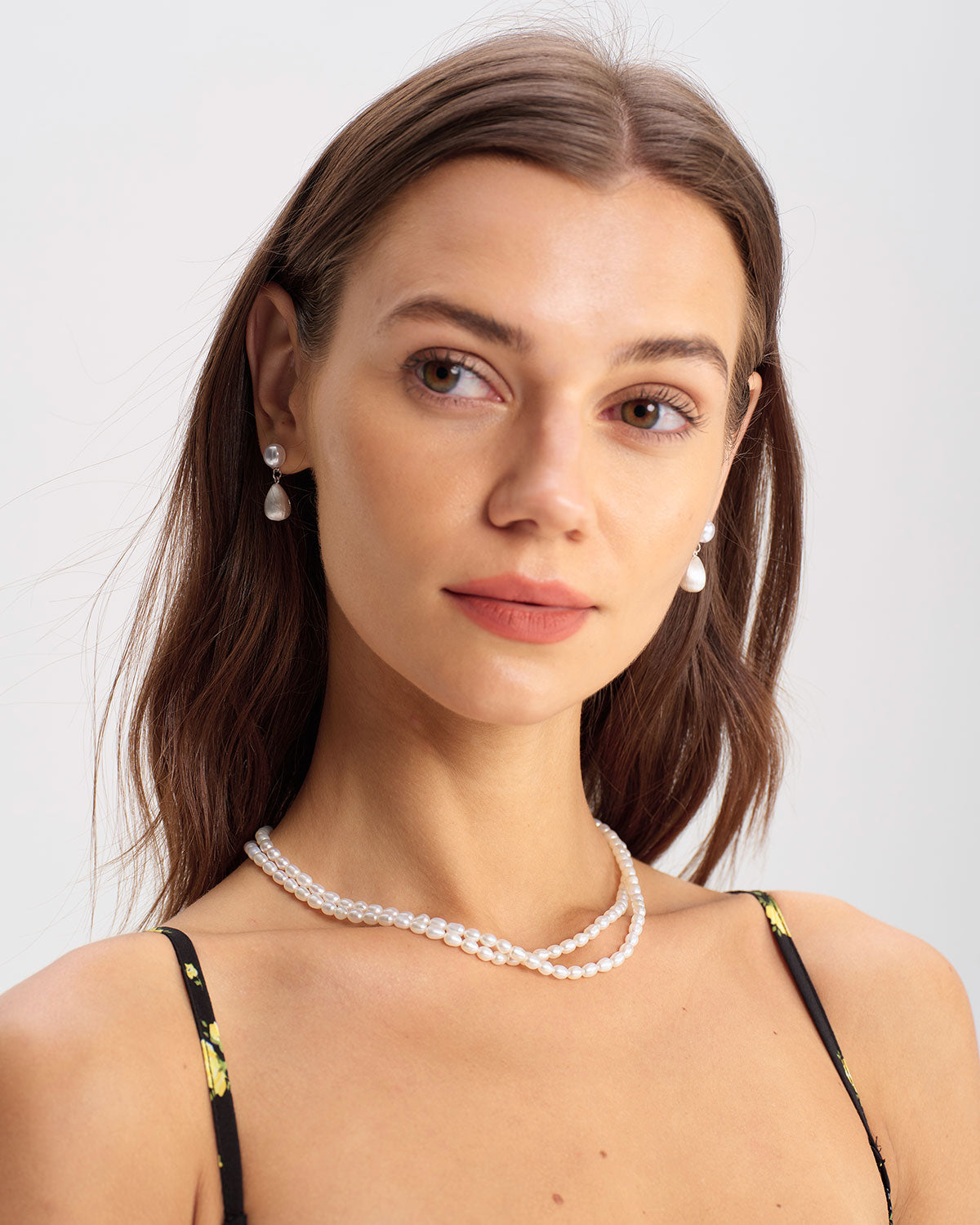 Women Pearl Metal Earrings Earrings - RIHOAS