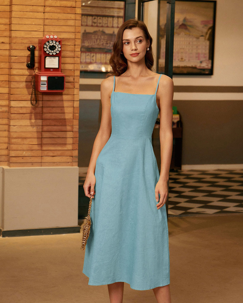 Women Woven Cotton Dresses Dresses - RIHOAS