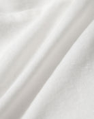White V Neck Pleated Backless Mini Dress - RIHOAS