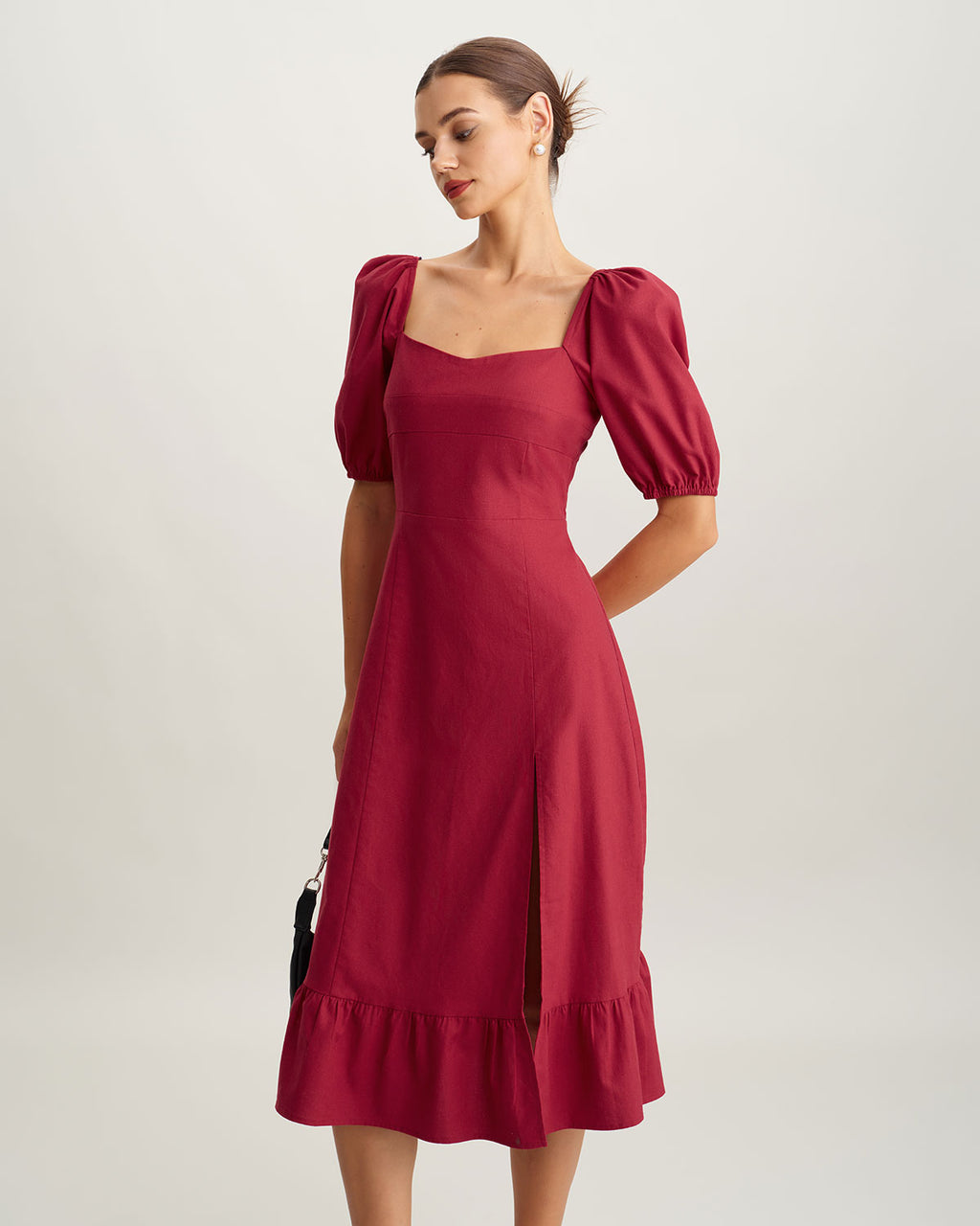 Women Woven Cotton linen blended Dresses Dresses - RIHOAS
