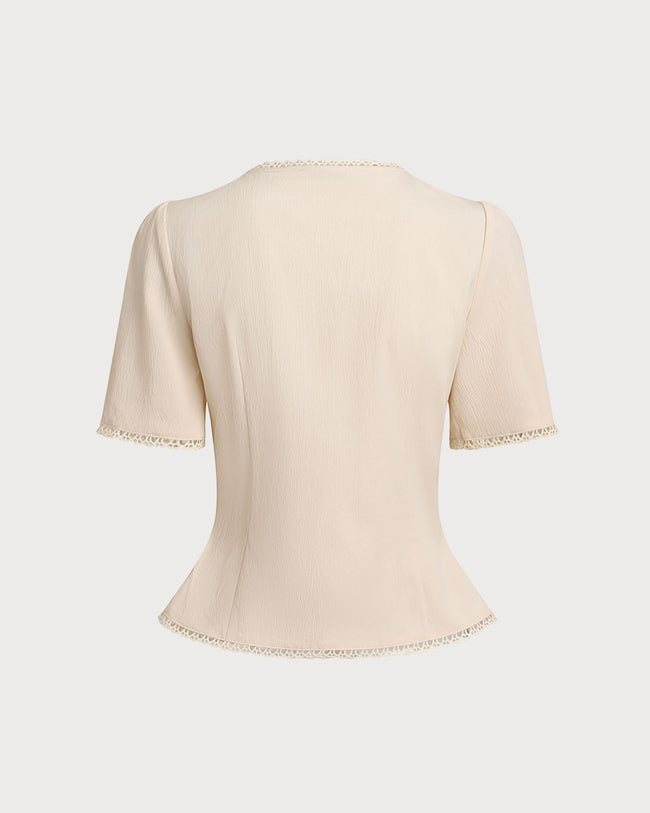 Women Woven Polyester Blouses Tops - RIHOAS