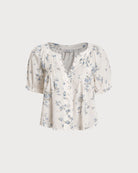 Women Woven Polyester Blouses Tops - RIHOAS