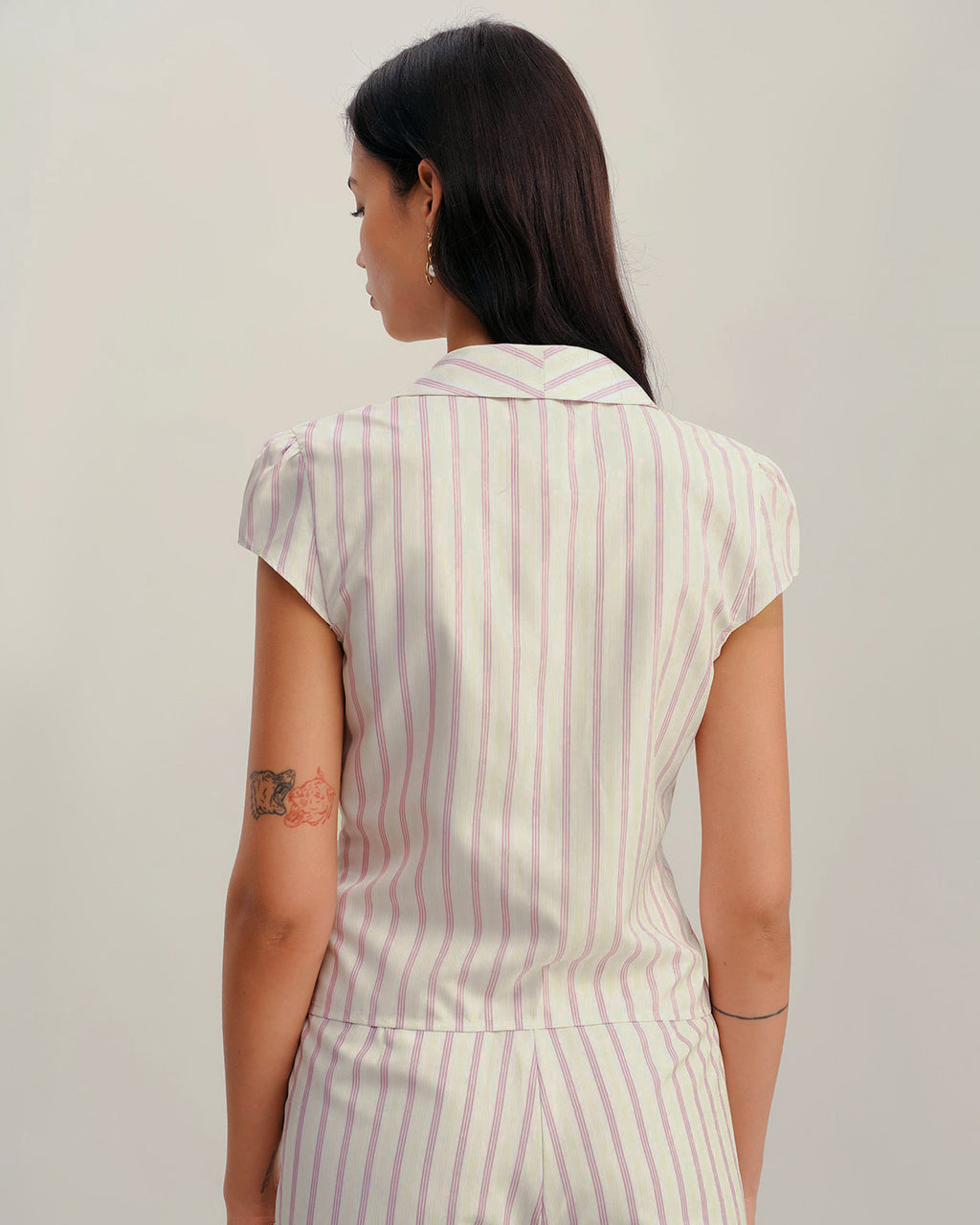 Women Woven Polyester Blouses Tops - RIHOAS