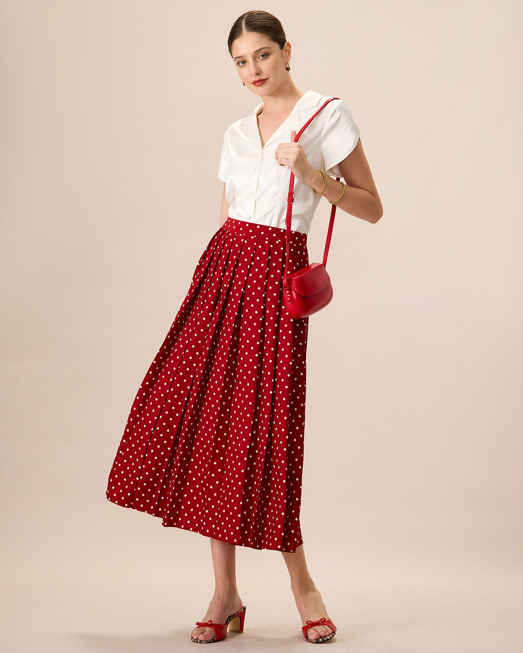 Women Woven Polyester Blouses Tops - RIHOAS