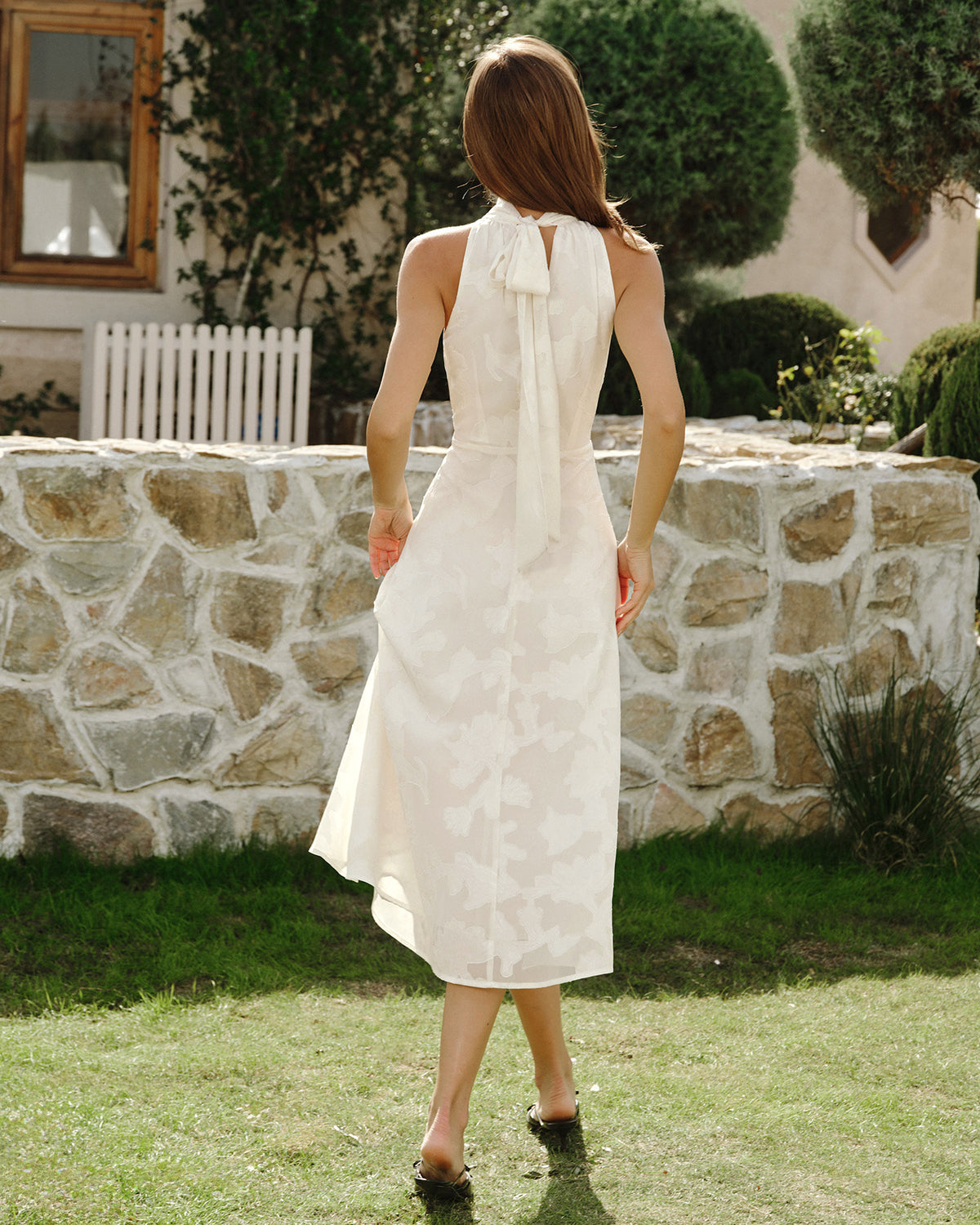Women Woven Polyester Dresses Dresses - RIHOAS
