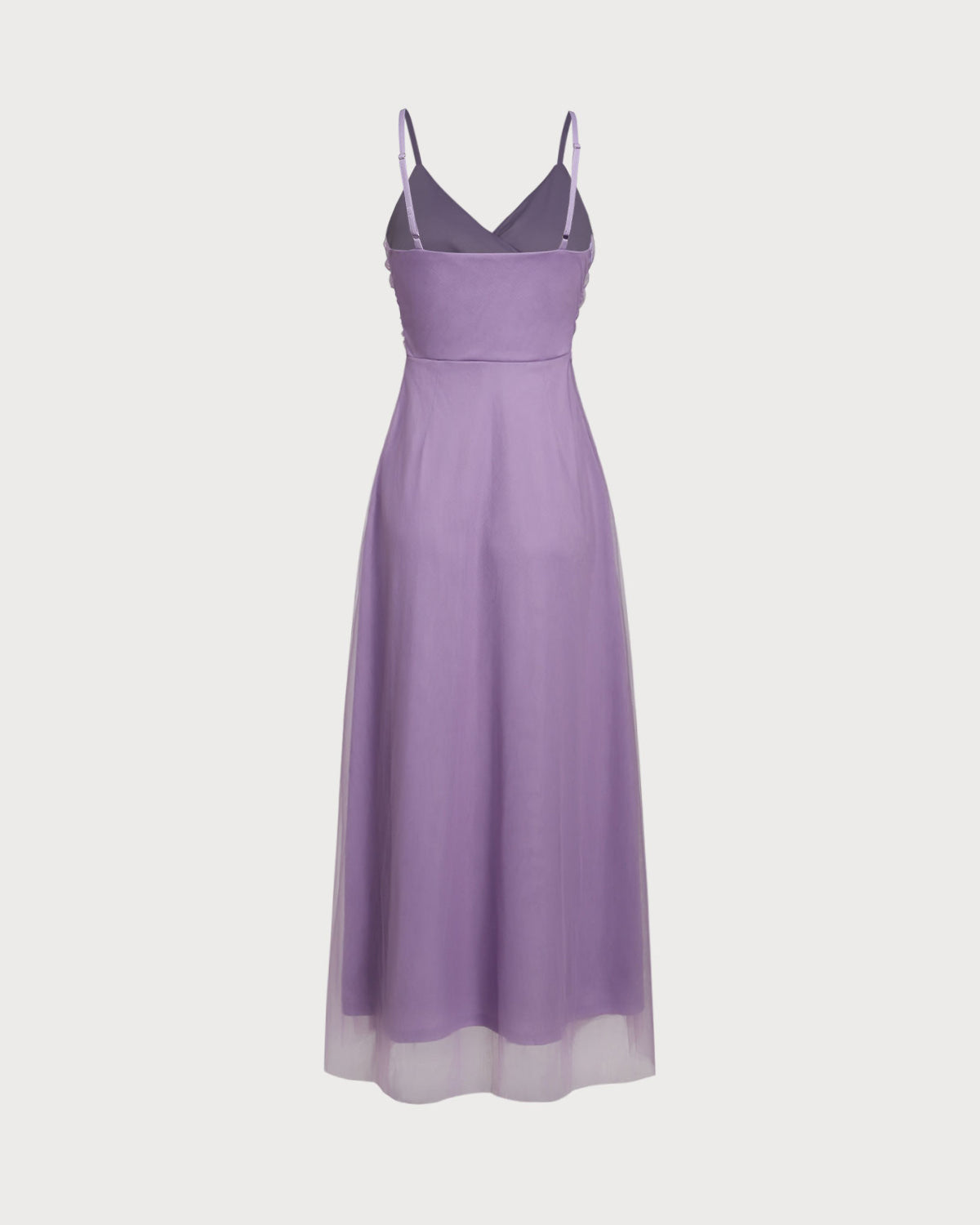 Rihoas Mesh Wrap Slip Maxi Dress for Women, Purple / XL Rihoas Mesh Wrap Slip Maxi Dress for Women, Purple / XL