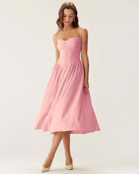Women Woven Polyester Dresses Dresses - RIHOAS