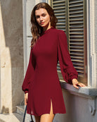 Women Woven Polyester Dresses Dresses - RIHOAS