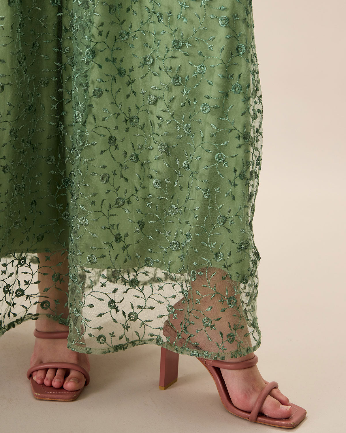 Women's Green Embroidery Mesh Slip Maxi Dress & Reviews - Green - Dresses | RIHOAS Women's Green Embroidery Mesh Slip Maxi Dress & Reviews - Green - Dresses | RIHOAS