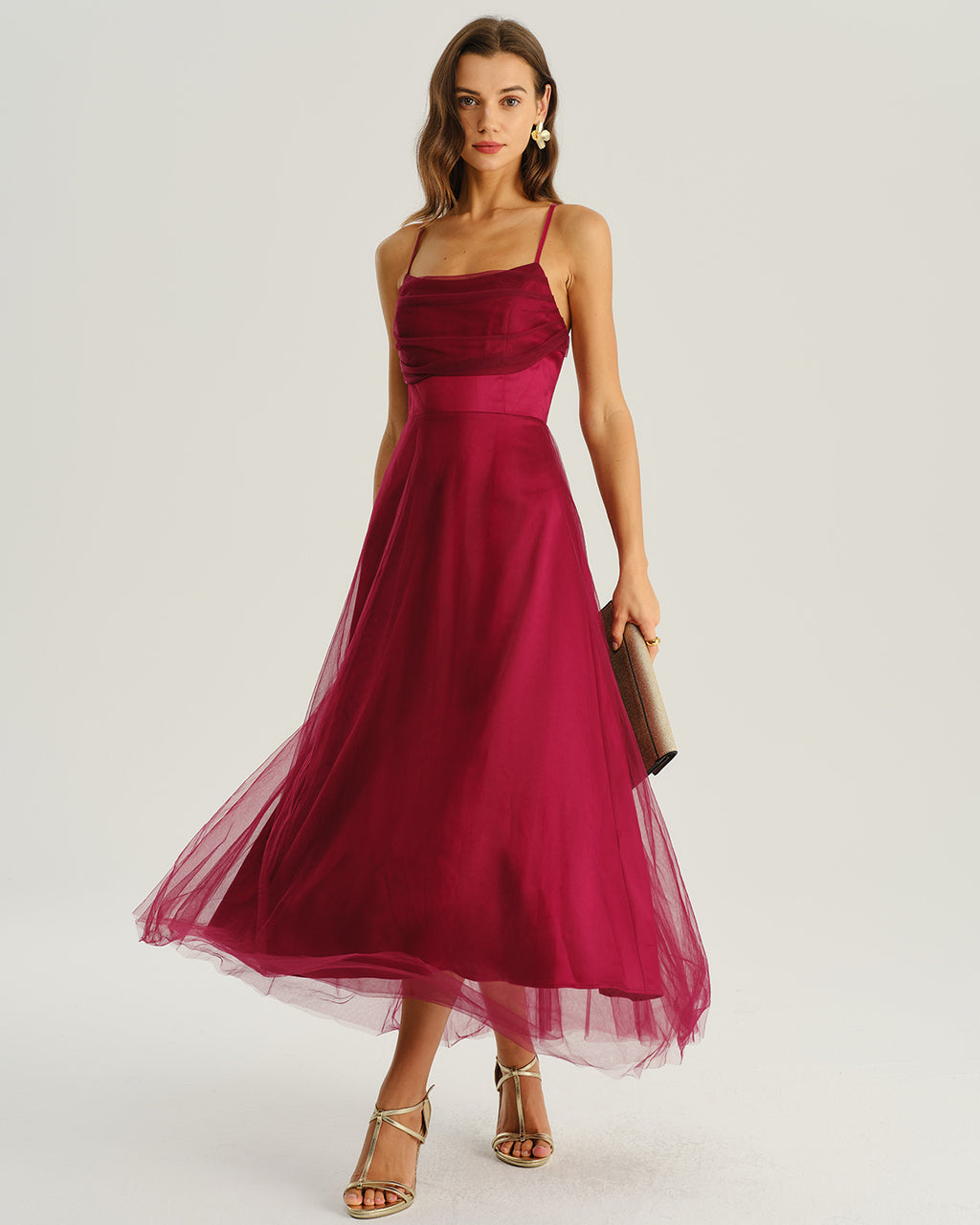 Women Woven Polyester Dresses Dresses - RIHOAS