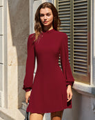 Women Woven Polyester Dresses Dresses - RIHOAS