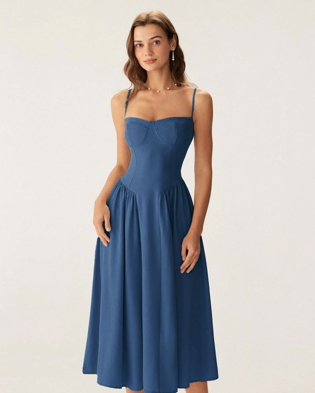 Women Woven Polyester Dresses Dresses - RIHOAS