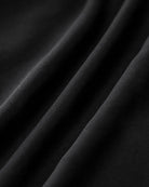 Black Sweetheart Neck Chiffon Maxi Dress - RIHOAS