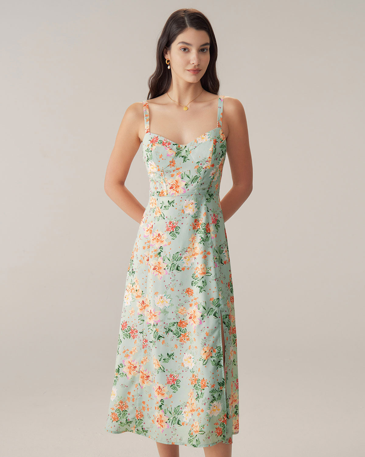 Green Slip Dress | Sage, Emerald & Dark Green Slip Dresses RIHOAS Green Slip Dress | Sage, Emerald & Dark Green Slip Dresses RIHOAS