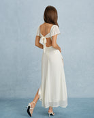 Women Woven Polyester Maxi Dresses Dresses - RIHOAS