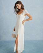 Women Woven Polyester Maxi Dresses Dresses - RIHOAS