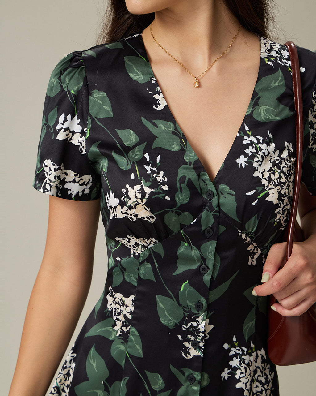 Women Woven Polyester Midi Dresses Dresses - RIHOAS