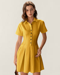 Women Woven Polyester Mini Dresses Dresses - RIHOAS