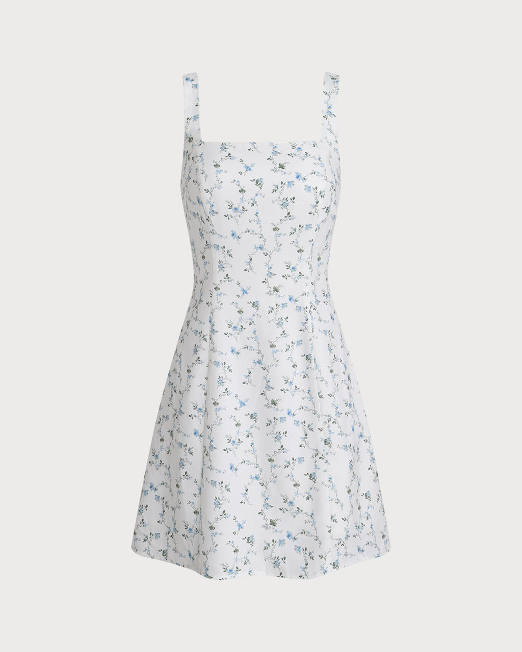 Women Woven Polyester Mini Dresses White Dresses - RIHOAS