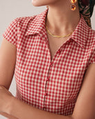 Women Woven Polyester Shirts Tops - RIHOAS