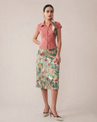 Women Woven Polyester Shirts Tops - RIHOAS