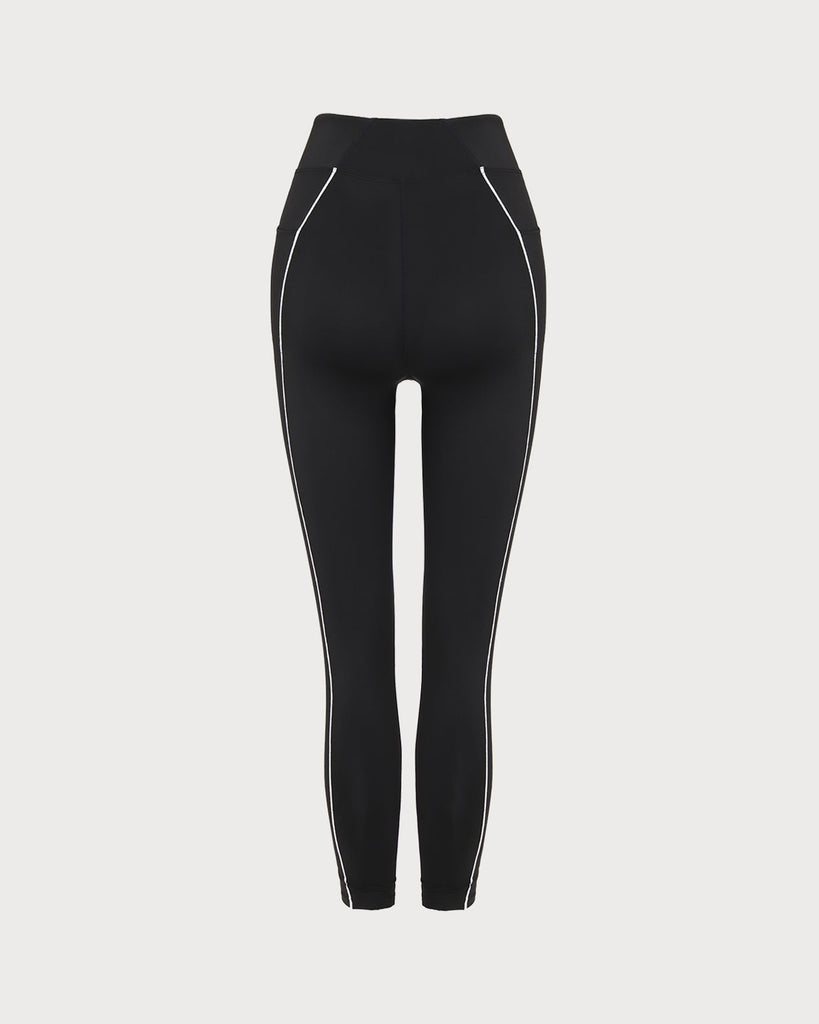 Women'S Knitted Nylon Yoga Leggings Yoga Bottoms - RIHOAS