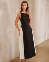 Women'S Knitted Polyester Maxi Dress Dresses - RIHOAS