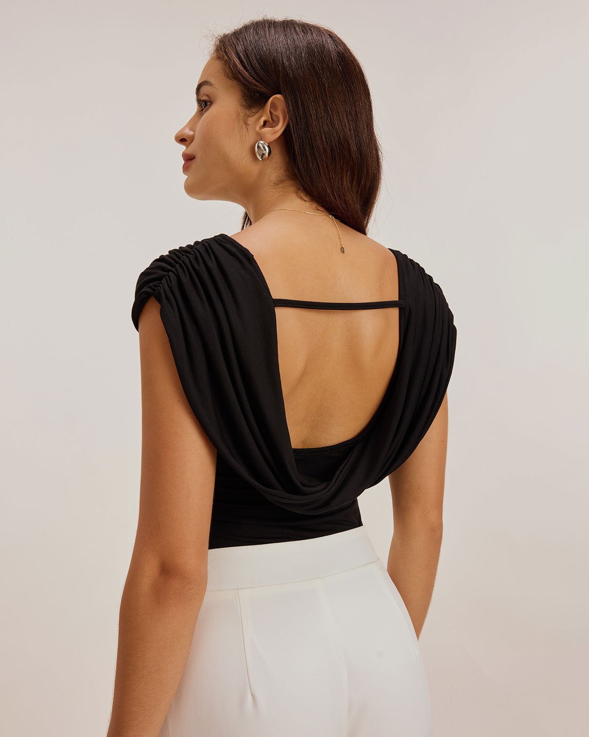 Women'S Knitted Viscose Tees Tops - RIHOAS