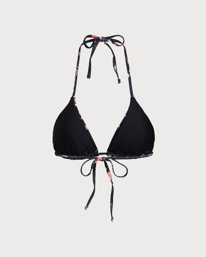 Women'S Polyester Ammonia Blend Fabric Bikini Top Bikinis - RIHOAS