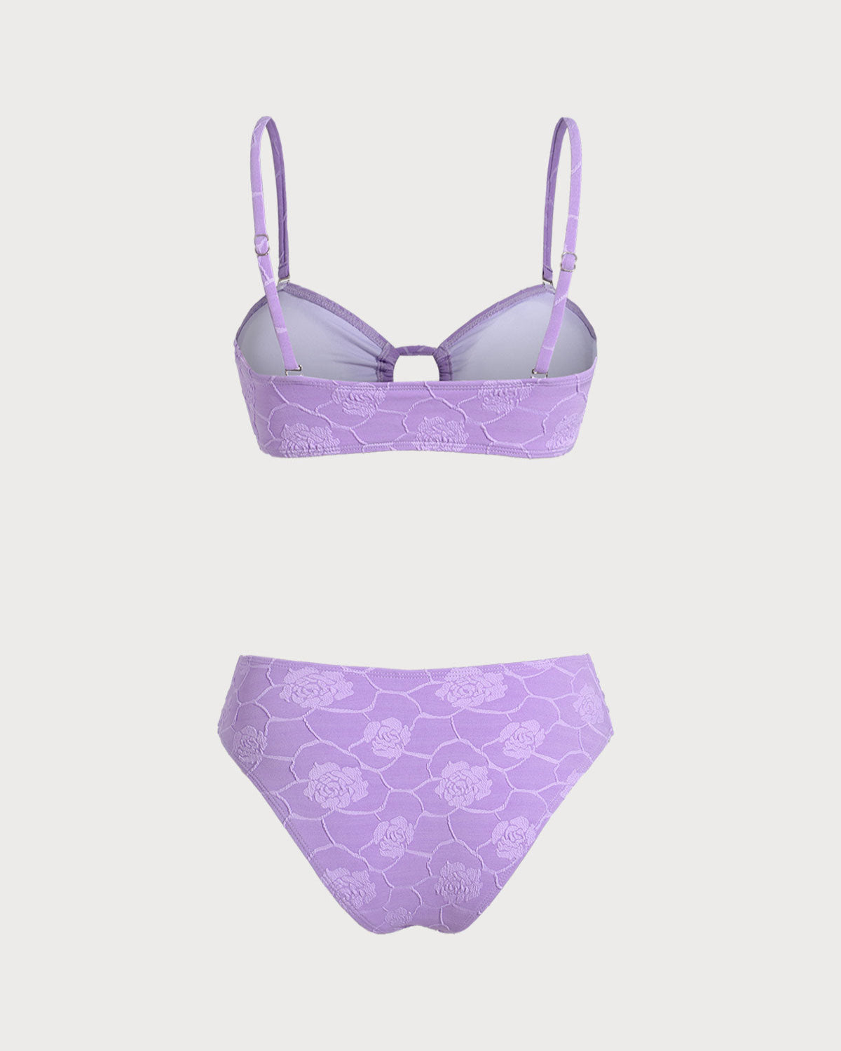 Women'S Polyester Knitted Bikini Set Bikinis - RIHOAS