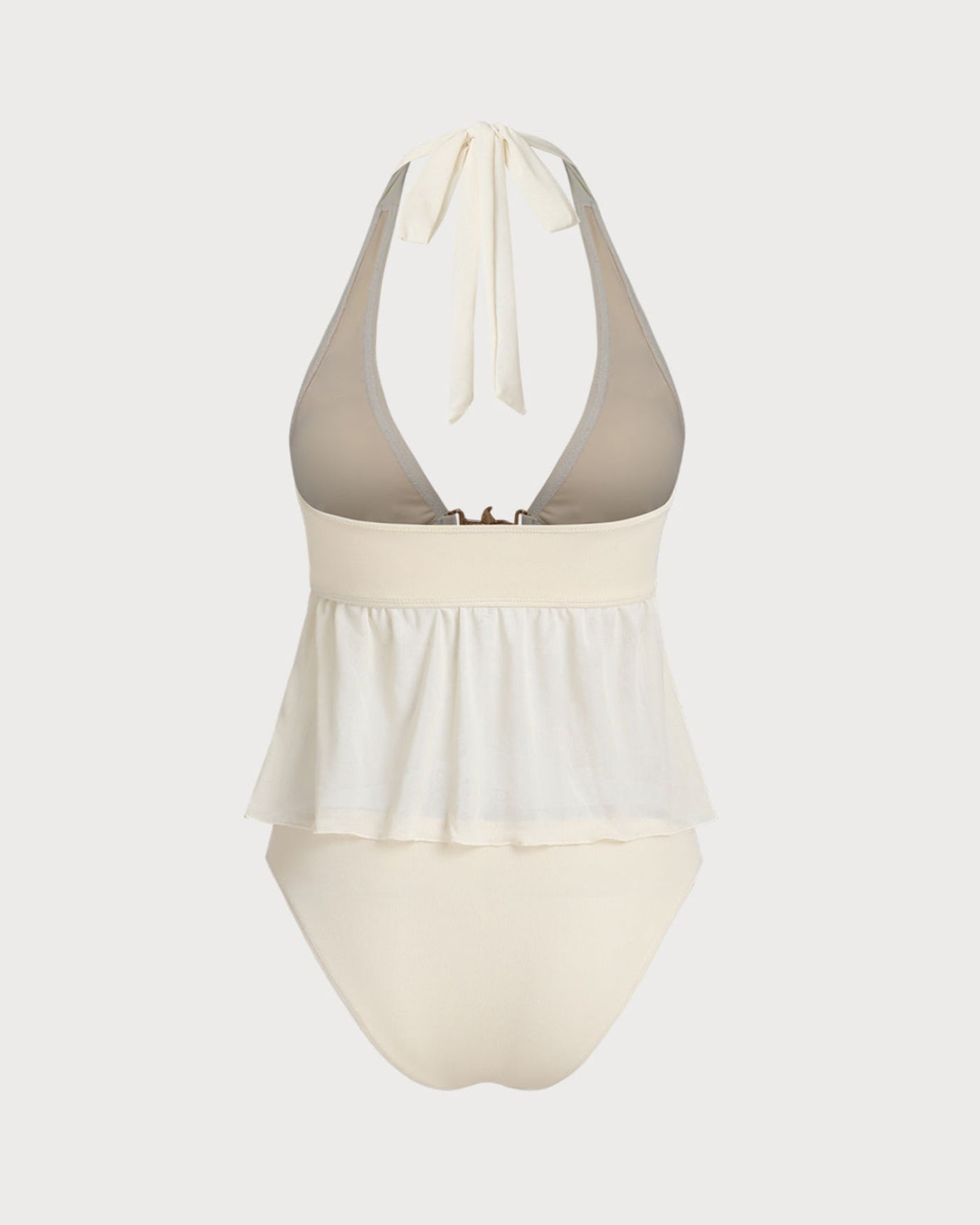 Women'S Polyester Knitted Tankini Set Tankinis - RIHOAS