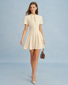 Women'S Woven Polyester Mini Dress Dresses - RIHOAS