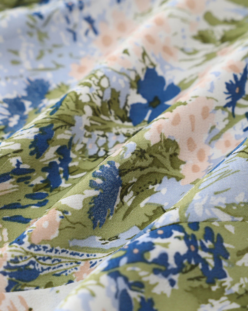 Green Floral Bohemian Camis - RIHOAS