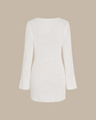 White Knit Cover-up 05